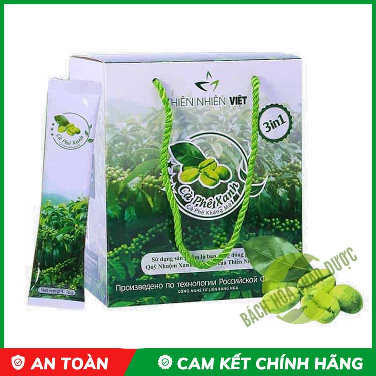 Cà Phê Xanh Giảm Cân Thiên Nhiên Việt