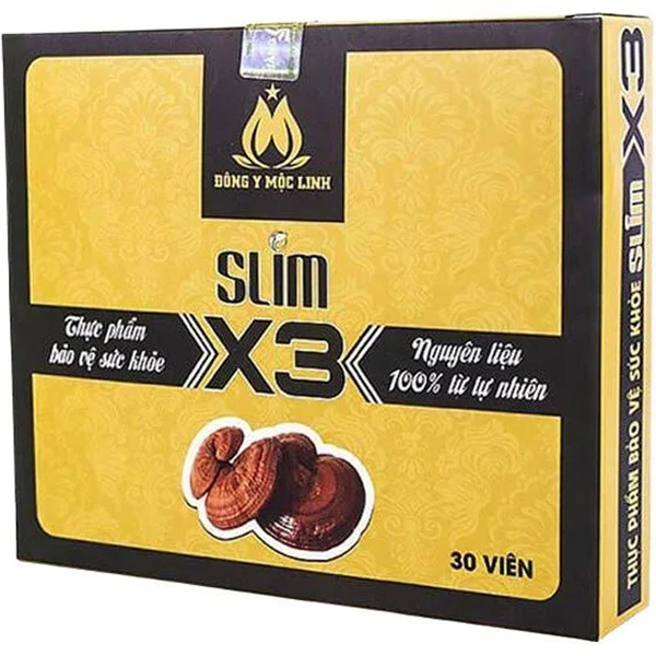 Giảm Cân X3 Đông Y Mộc Linh 30 Viên Tặng Detox