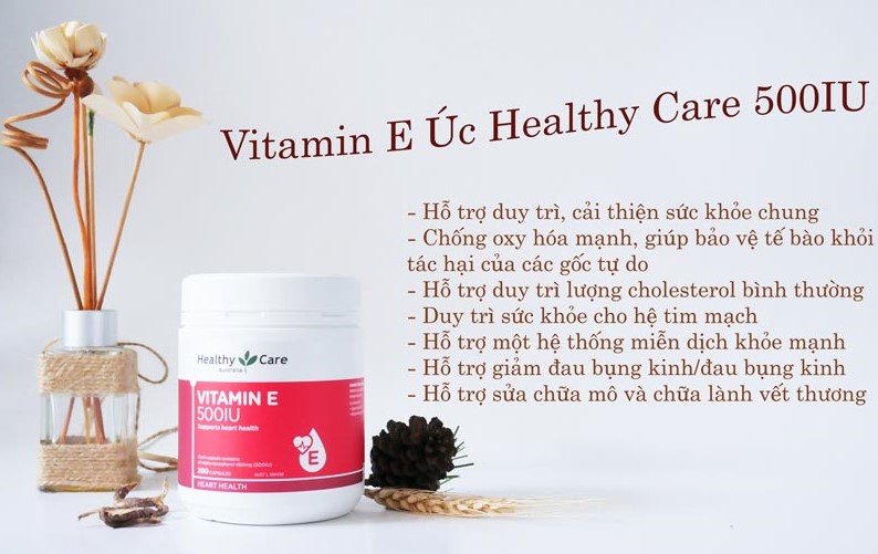 vitamin E Healthy Care được bán với giá tham khảo 450.000 VNĐ/ hộp 200 viên.