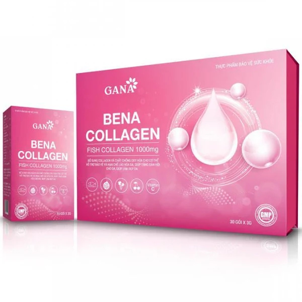 Bột Bổ Sung Bena Collagen 30 Gói Chính Hãng – Collagen Thủy Phân, Trẻ Hóa Làn Da