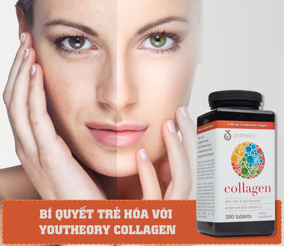 bí quyết trẻ hóa làn da với collagen