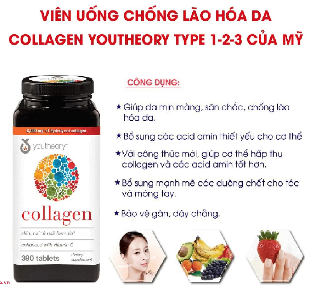 Địa chỉ nên mua Collagen Youtheory 390 Viên chính hãng
