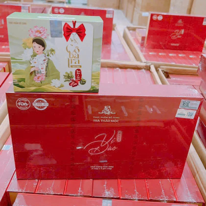 Trà Thảo Dược Vị Đào Mẫu Mới – Hộp 20 Gói – Cam Kết Chính Hãng