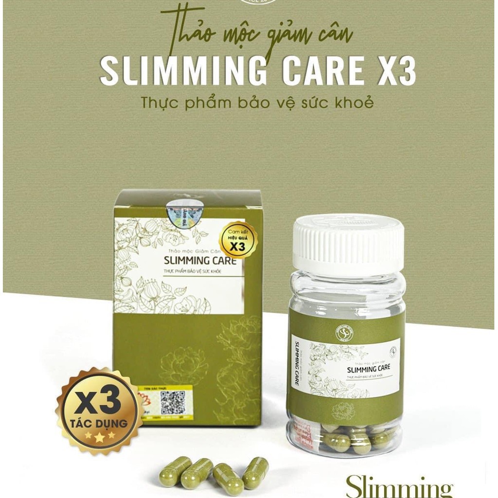 Viên thảo mộc giảm cân Slimming Care X3 chính hãng