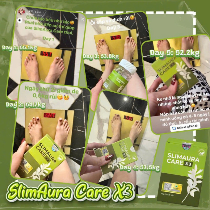 Giảm Cân Slimaura Care X3 – Giảm Cân An Toàn, Hiệu Quả Nhanh
