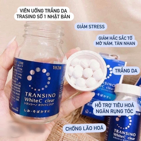 Viên Uống Trắng Da Transino White C 120 Viên & 240 Viên