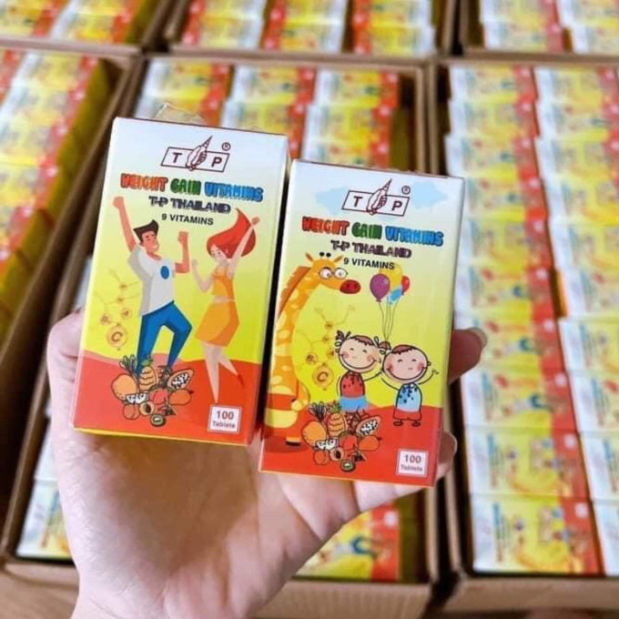 Vitamin Tăng Cân TP Thái Lan Hộp 100 Viên – Hàng Chính Hãng