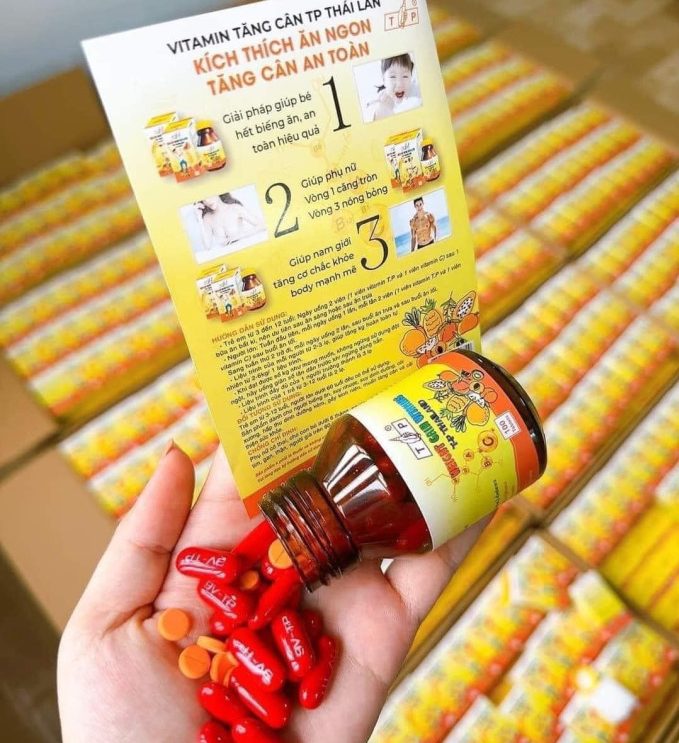 Vitamin Tăng Cân TP Thái Lan Hộp 100 Viên – Hàng Chính Hãng