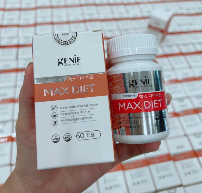 Giảm Cân Max Diet Genie Hàn Quốc chính hãng