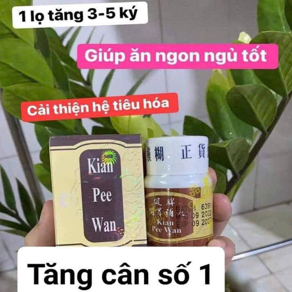 Tăng Cân Kian Pee Wan Hàng Chuẩn Malaysia – Tăng Ký Hiệu Quả
