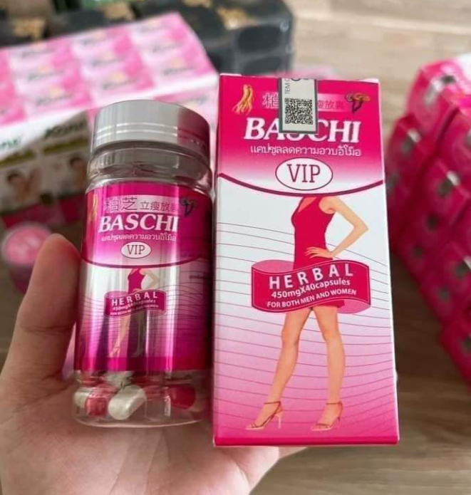 Giảm Cân Baschi Hồng VIP 40 Viên – Hàng Chuẩn Thái Lan