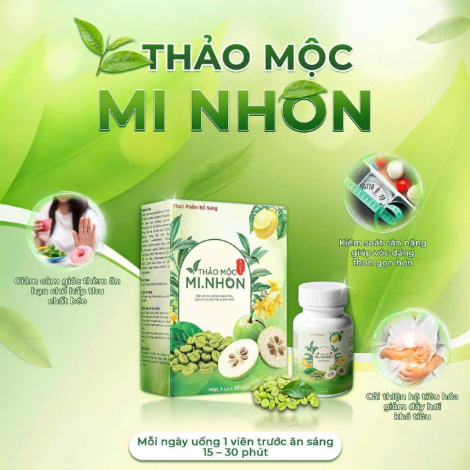 Thảo Mộc Giảm Cân Mi.Nhon Plus – Giảm Cân Nhanh, An Toàn, Hiệu Quả