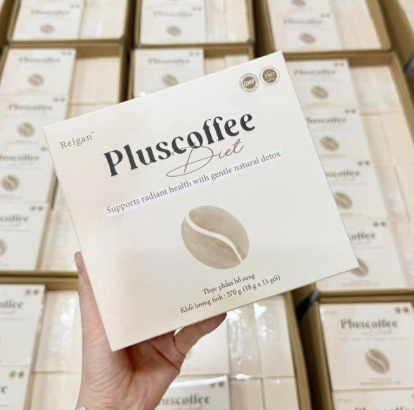 Cà Phê Giảm Cân Pluscoffee Diet – Hộp 15 Gói – Chuyên Dành Cho Cơ Địa Khó Giảm