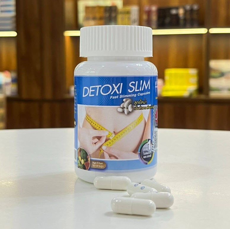 Giảm Cân Detoxi Slim Thái Lan – Hộp 30 Viên – Giảm 3-7Kg Sau 1 Liệu Trình