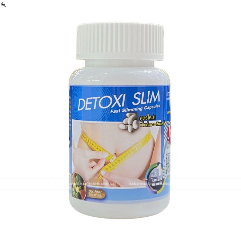 Giảm Cân Detoxi Slim Thái Lan – Hộp 30 Viên – Giảm 3-7Kg Sau 1 Liệu Trình