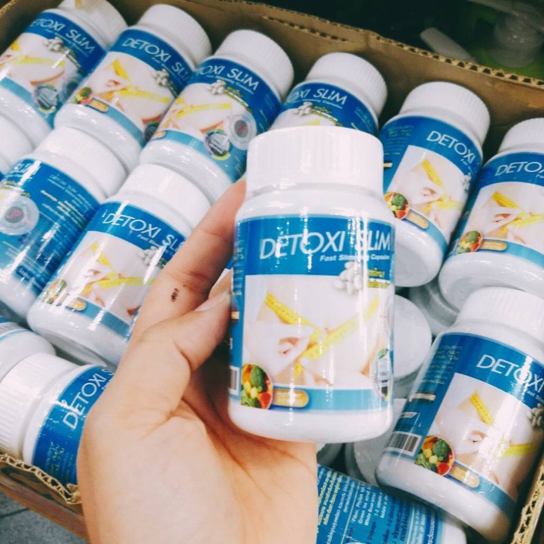 Giảm Cân Detoxi Slim Thái Lan – Hộp 30 Viên – Giảm 3-7Kg Sau 1 Liệu Trình